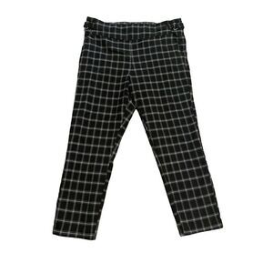 Maurices Checkered Straight Leg Leggings Pants Career Formal Workwear